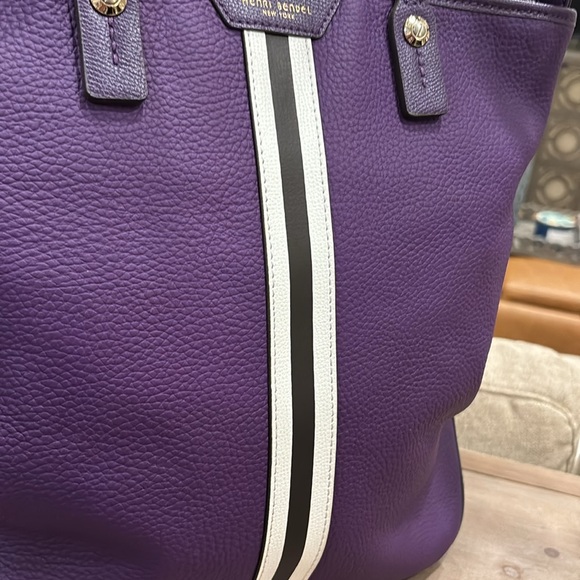 Henri Bendel Leather Tote Bag with dust bag~EUC - Picture 12 of 16